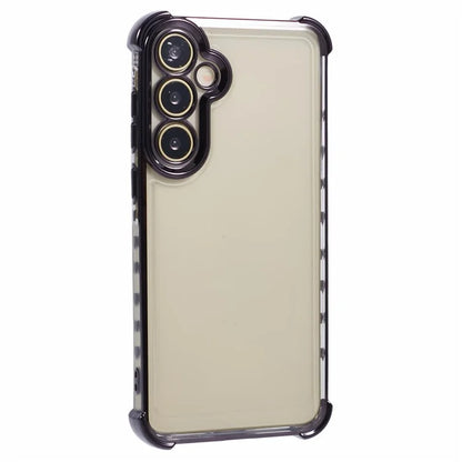 For Samsung Galaxy A15 5G Slim Case Heart Pattern Edge Electroplating TPU Phone Cover