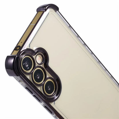 For Samsung Galaxy A15 5G Slim Case Heart Pattern Edge Electroplating TPU Phone Cover