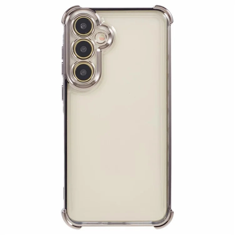 For Samsung Galaxy A15 5G Slim Case Heart Pattern Edge Electroplating TPU Phone Cover