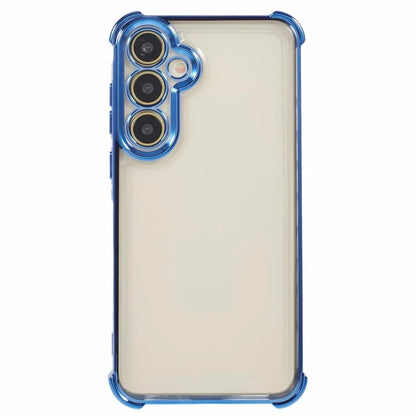 For Samsung Galaxy A15 5G Slim Case Heart Pattern Edge Electroplating TPU Phone Cover