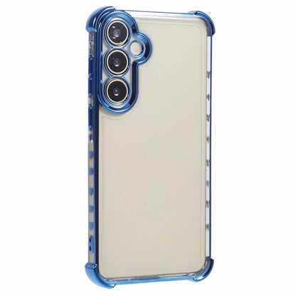 For Samsung Galaxy A15 5G Slim Case Heart Pattern Edge Electroplating TPU Phone Cover