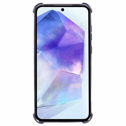 For Samsung Galaxy A15 5G Case TPU Glitter Phone Cover with Kickstand and Mirror