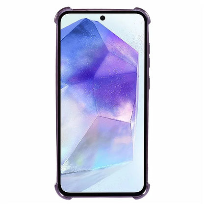 For Samsung Galaxy A15 5G Case TPU Glitter Phone Cover with Kickstand and Mirror