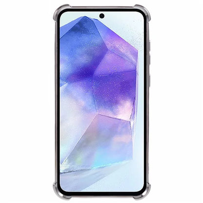 For Samsung Galaxy A15 5G Side Heart Pattern Case Kickstand TPU Phone Cover with Mirror