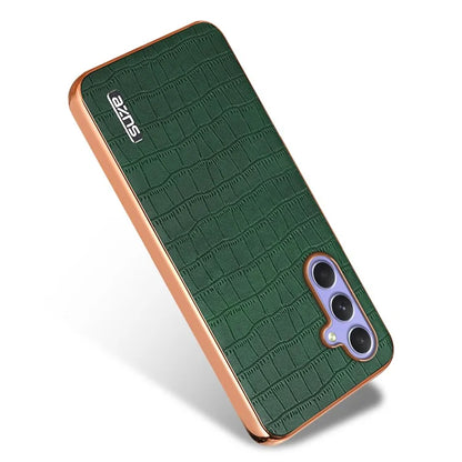 AZNS For Samsung Galaxy A35 5G Case Anti-Drop Crocodile Texture PU+TPU Phone Cover