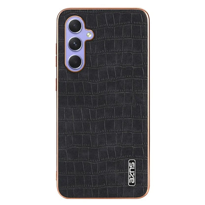 AZNS For Samsung Galaxy A55 5G Case Shockproof Crocodile Texture PU+TPU Phone Cover