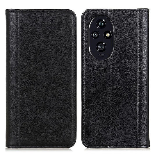 For Honor 200 5G Anti-Scratch Cases Split Leather Flip Phone Cover Wholesale Mobile Accessories
