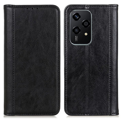 For Honor 200 Lite Dustproof Split Leather Flip Phone Stand Cover Wholesale Mobile Case Accessories