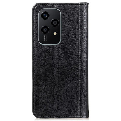For Honor 200 Lite Dustproof Split Leather Flip Phone Stand Cover Wholesale Mobile Case Accessories