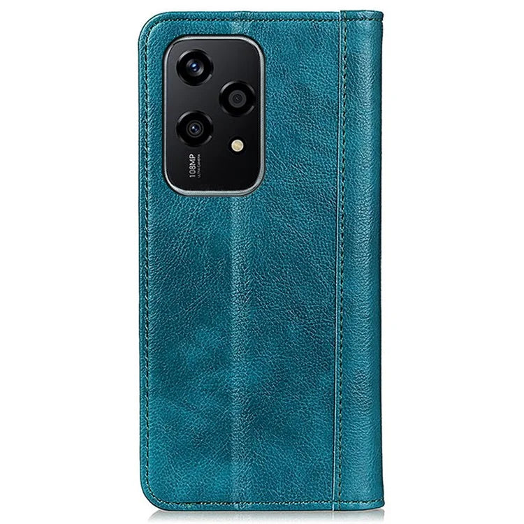 For Honor 200 Lite Dustproof Split Leather Flip Phone Stand Cover Wholesale Mobile Case Accessories