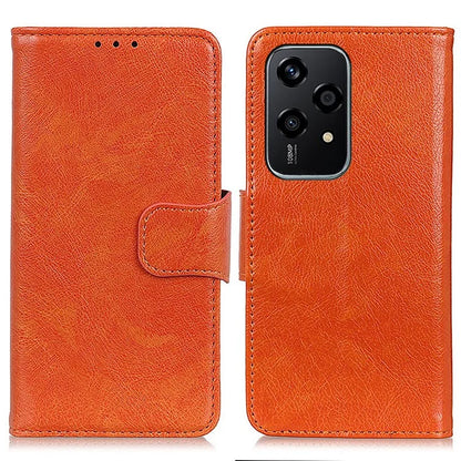 For Honor 200 Lite Mobile Phone Case Nappa Texture Split Leather Cell Phone Cover