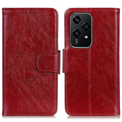 For Honor 200 Lite Mobile Phone Case Nappa Texture Split Leather Cell Phone Cover