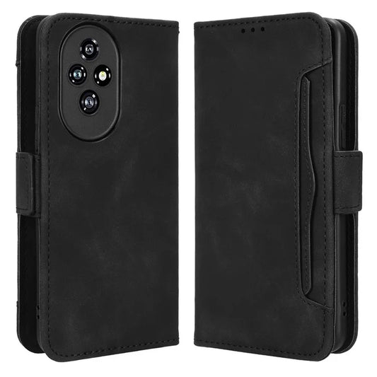 For Honor 200 5G Case Multiple Card Slots Leather Wallet Phone Shell