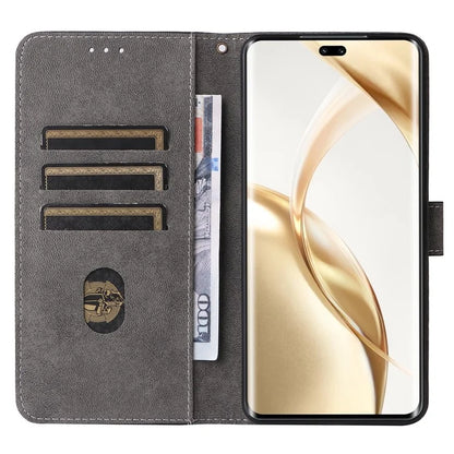 For Honor 200 Pro 5G Case Leather RFID Blocking Card Slot Folio Phone Cover
