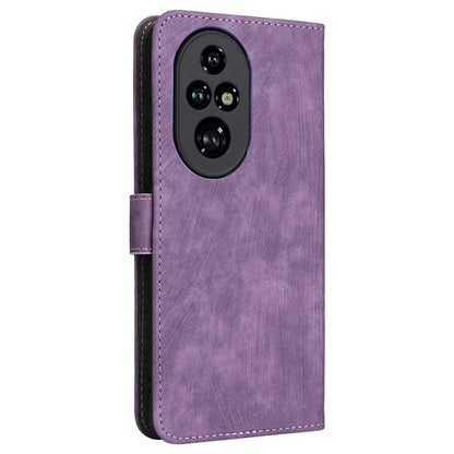 For Honor 200 Pro 5G Case Leather RFID Blocking Card Slot Folio Phone Cover