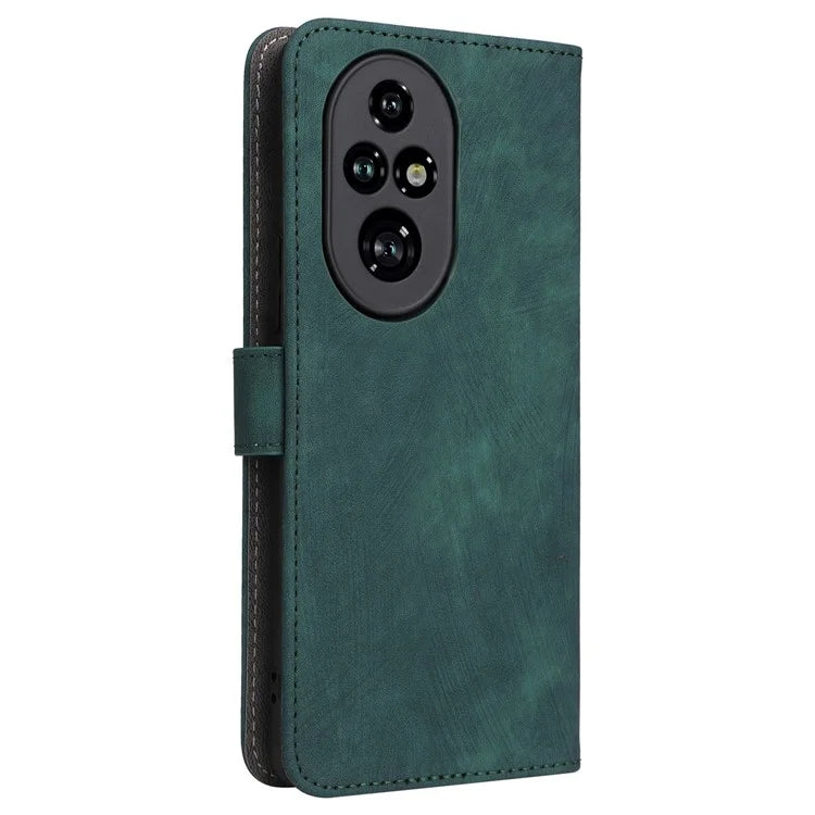 For Honor 200 Pro 5G Case Leather RFID Blocking Card Slot Folio Phone Cover