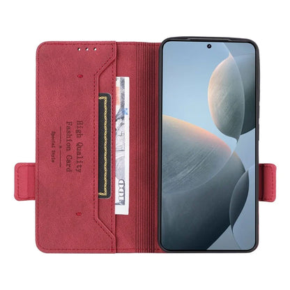 For Xiaomi Poco F6 Pro 5G / Redmi K70 5G / K70 Pro 5G Case Folio Design Leather Phone Cover Hardware Decor