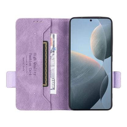 For Xiaomi Poco F6 Pro 5G / Redmi K70 5G / K70 Pro 5G Case Folio Design Leather Phone Cover Hardware Decor