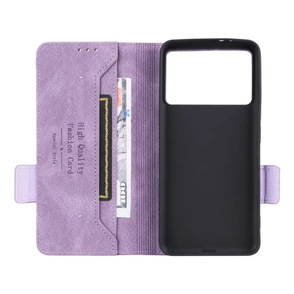 For Xiaomi Poco F6 Pro 5G / Redmi K70 5G / K70 Pro 5G Case Folio Design Leather Phone Cover Hardware Decor