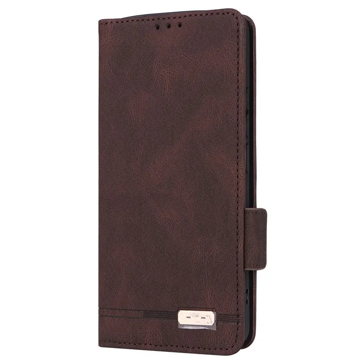 For Xiaomi Poco F6 Pro 5G / Redmi K70 5G / K70 Pro 5G Case Folio Design Leather Phone Cover Hardware Decor