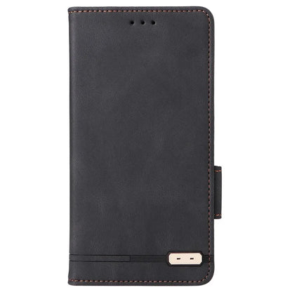 For Xiaomi Poco F6 5G / Redmi Turbo 3 5G Case Leather Phone Cover Hardware Decor Folio Book Wallet