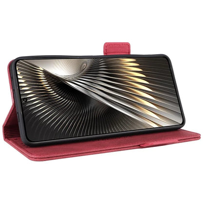 For Xiaomi Poco F6 5G / Redmi Turbo 3 5G Case Leather Phone Cover Hardware Decor Folio Book Wallet