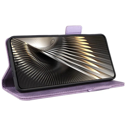 For Xiaomi Poco F6 5G / Redmi Turbo 3 5G Case Leather Phone Cover Hardware Decor Folio Book Wallet