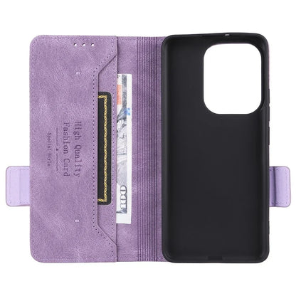 For Xiaomi Poco F6 5G / Redmi Turbo 3 5G Case Leather Phone Cover Hardware Decor Folio Book Wallet