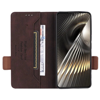 For Xiaomi Poco F6 5G / Redmi Turbo 3 5G Case Leather Phone Cover Hardware Decor Folio Book Wallet
