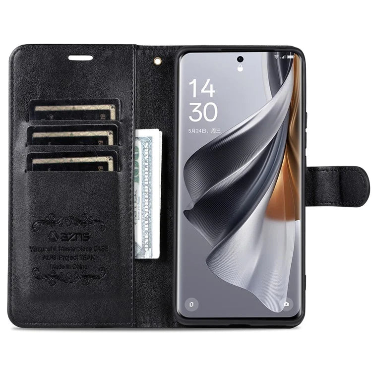 AZNS For Oppo K12x 5G / OnePlus Nord CE4 Lite 5G PU Leather Phone Case Folding Stand Wallet Phone Cover
