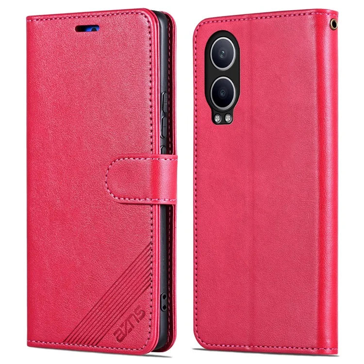 AZNS For Oppo K12x 5G / OnePlus Nord CE4 Lite 5G PU Leather Phone Case Folding Stand Wallet Phone Cover