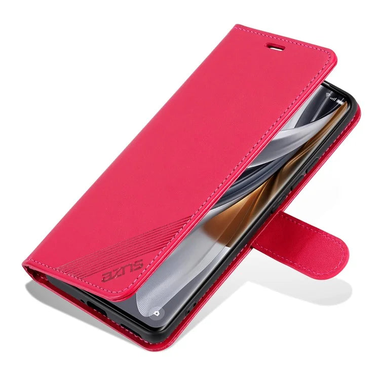 AZNS For Oppo K12x 5G / OnePlus Nord CE4 Lite 5G PU Leather Phone Case Folding Stand Wallet Phone Cover