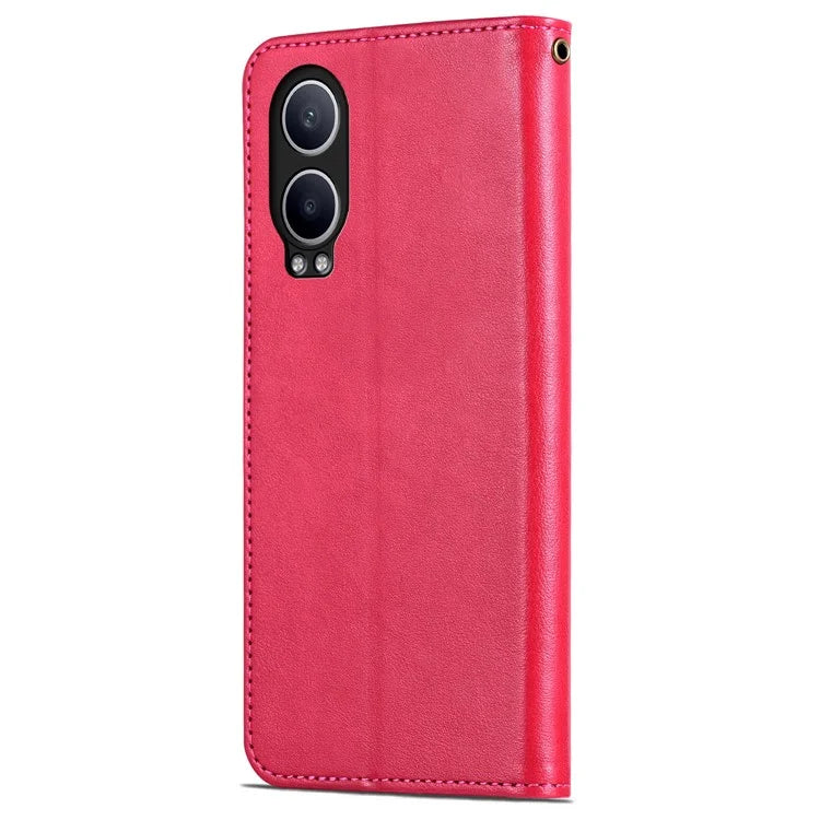 AZNS For Oppo K12x 5G / OnePlus Nord CE4 Lite 5G PU Leather Phone Case Folding Stand Wallet Phone Cover