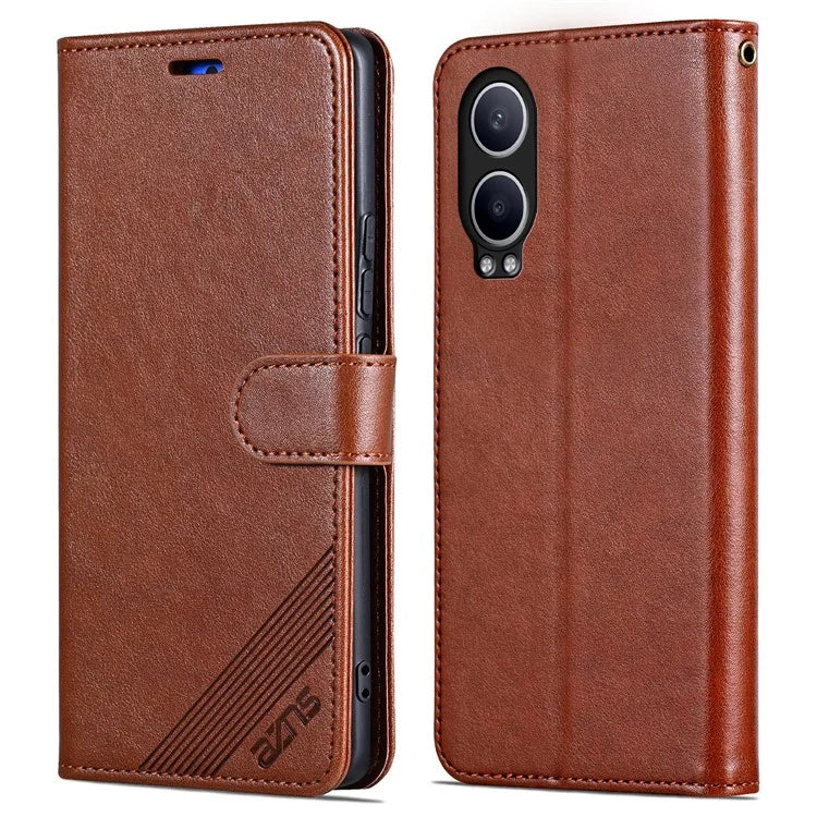 AZNS For Oppo K12x 5G / OnePlus Nord CE4 Lite 5G PU Leather Phone Case Folding Stand Wallet Phone Cover
