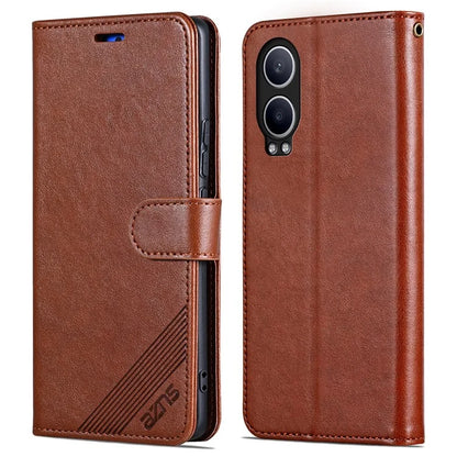 AZNS For Oppo K12x 5G / OnePlus Nord CE4 Lite 5G PU Leather Phone Case Folding Stand Wallet Phone Cover