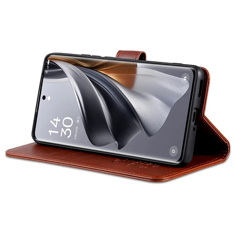 AZNS For Oppo K12x 5G / OnePlus Nord CE4 Lite 5G PU Leather Phone Case Folding Stand Wallet Phone Cover