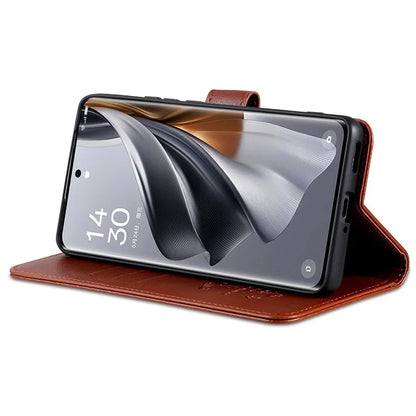 AZNS For Oppo K12x 5G / OnePlus Nord CE4 Lite 5G PU Leather Phone Case Folding Stand Wallet Phone Cover