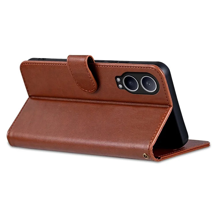 AZNS For Oppo K12x 5G / OnePlus Nord CE4 Lite 5G PU Leather Phone Case Folding Stand Wallet Phone Cover