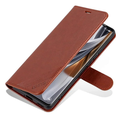 AZNS For Oppo K12x 5G / OnePlus Nord CE4 Lite 5G PU Leather Phone Case Folding Stand Wallet Phone Cover