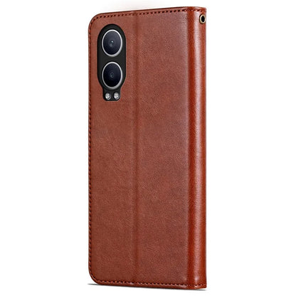 AZNS For Oppo K12x 5G / OnePlus Nord CE4 Lite 5G PU Leather Phone Case Folding Stand Wallet Phone Cover