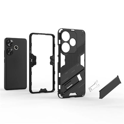 For Xiaomi Redmi Turbo 3 5G / Poco F6 5G Case Shockproof PC+TPU Phone Cover with Kickstand