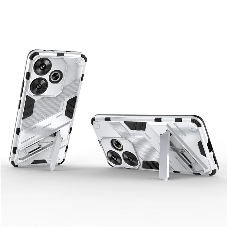 For Xiaomi Redmi Turbo 3 5G / Poco F6 5G Case Shockproof PC+TPU Phone Cover with Kickstand