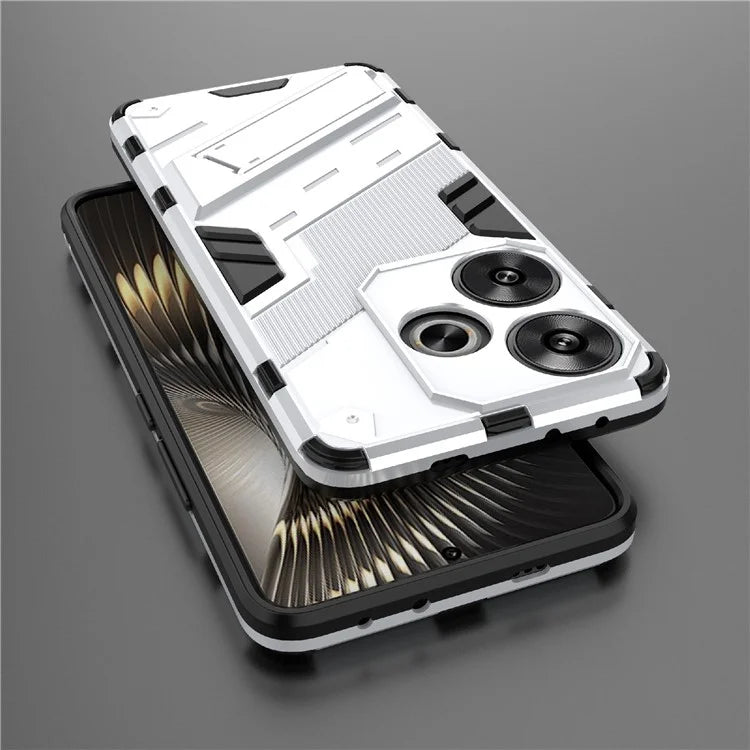 For Xiaomi Redmi Turbo 3 5G / Poco F6 5G Case Shockproof PC+TPU Phone Cover with Kickstand