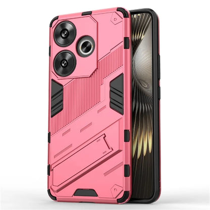 For Xiaomi Redmi Turbo 3 5G / Poco F6 5G Case Shockproof PC+TPU Phone Cover with Kickstand