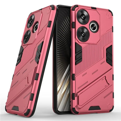 For Xiaomi Redmi Turbo 3 5G / Poco F6 5G Case Shockproof PC+TPU Phone Cover with Kickstand