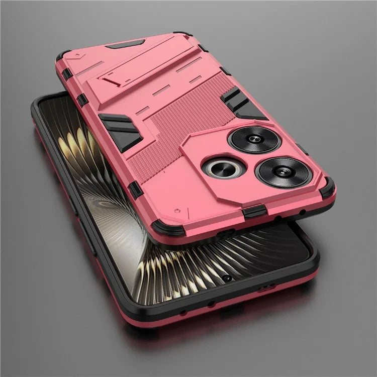 For Xiaomi Redmi Turbo 3 5G / Poco F6 5G Case Shockproof PC+TPU Phone Cover with Kickstand