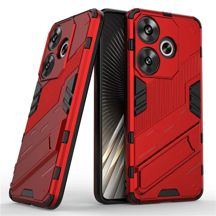 For Xiaomi Redmi Turbo 3 5G / Poco F6 5G Case Shockproof PC+TPU Phone Cover with Kickstand
