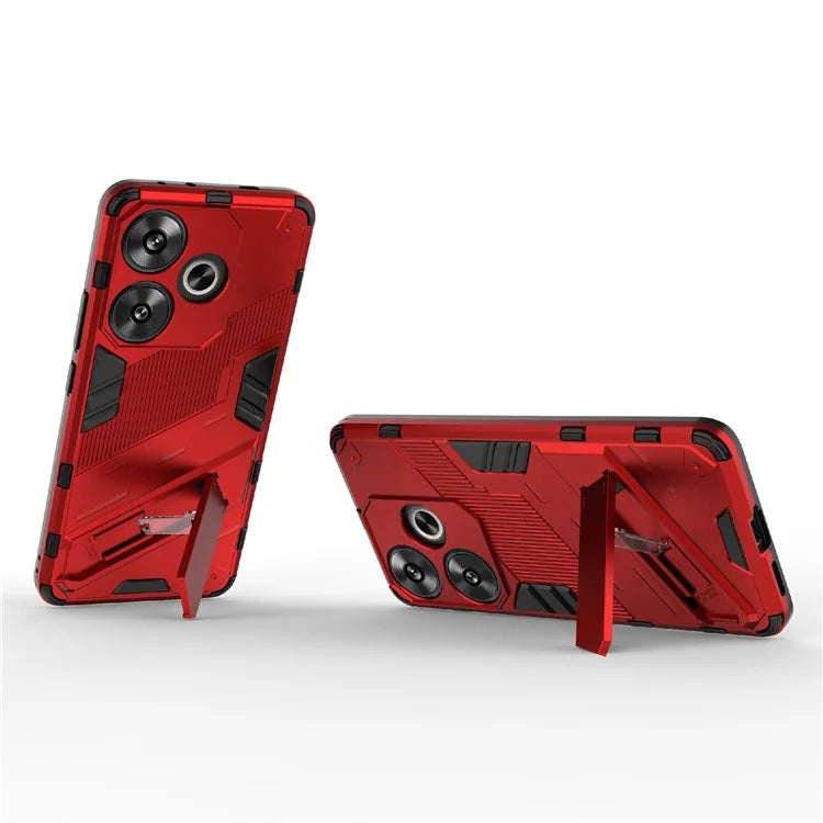 For Xiaomi Redmi Turbo 3 5G / Poco F6 5G Case Shockproof PC+TPU Phone Cover with Kickstand