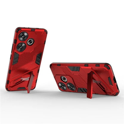 For Xiaomi Redmi Turbo 3 5G / Poco F6 5G Case Shockproof PC+TPU Phone Cover with Kickstand
