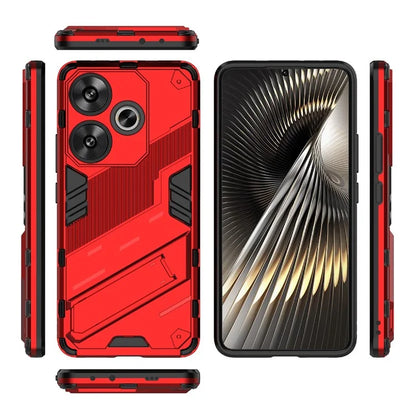 For Xiaomi Redmi Turbo 3 5G / Poco F6 5G Case Shockproof PC+TPU Phone Cover with Kickstand
